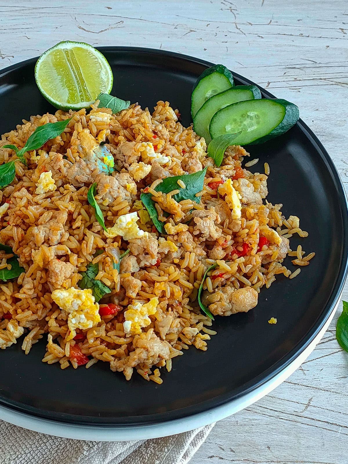 Thai Basil Chicken Fried Rice