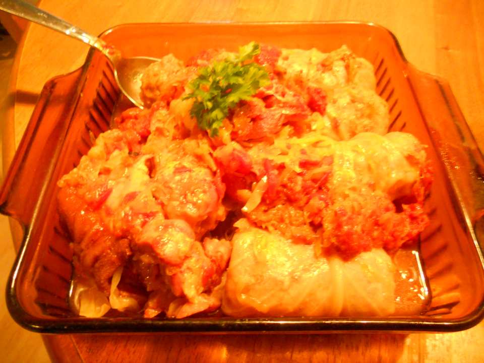 Halupki (stuffed cabbage rolls)