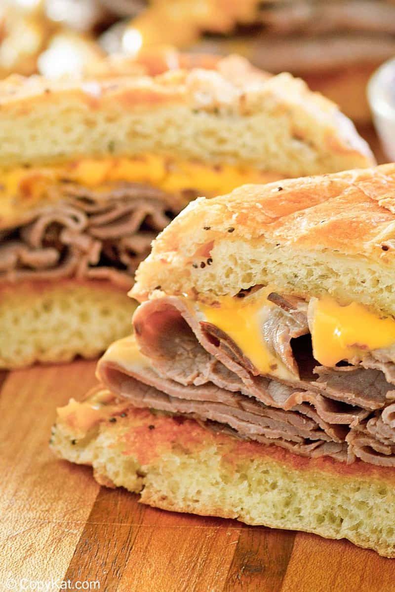 Homemade Arby's Beef and Cheddar: Complete