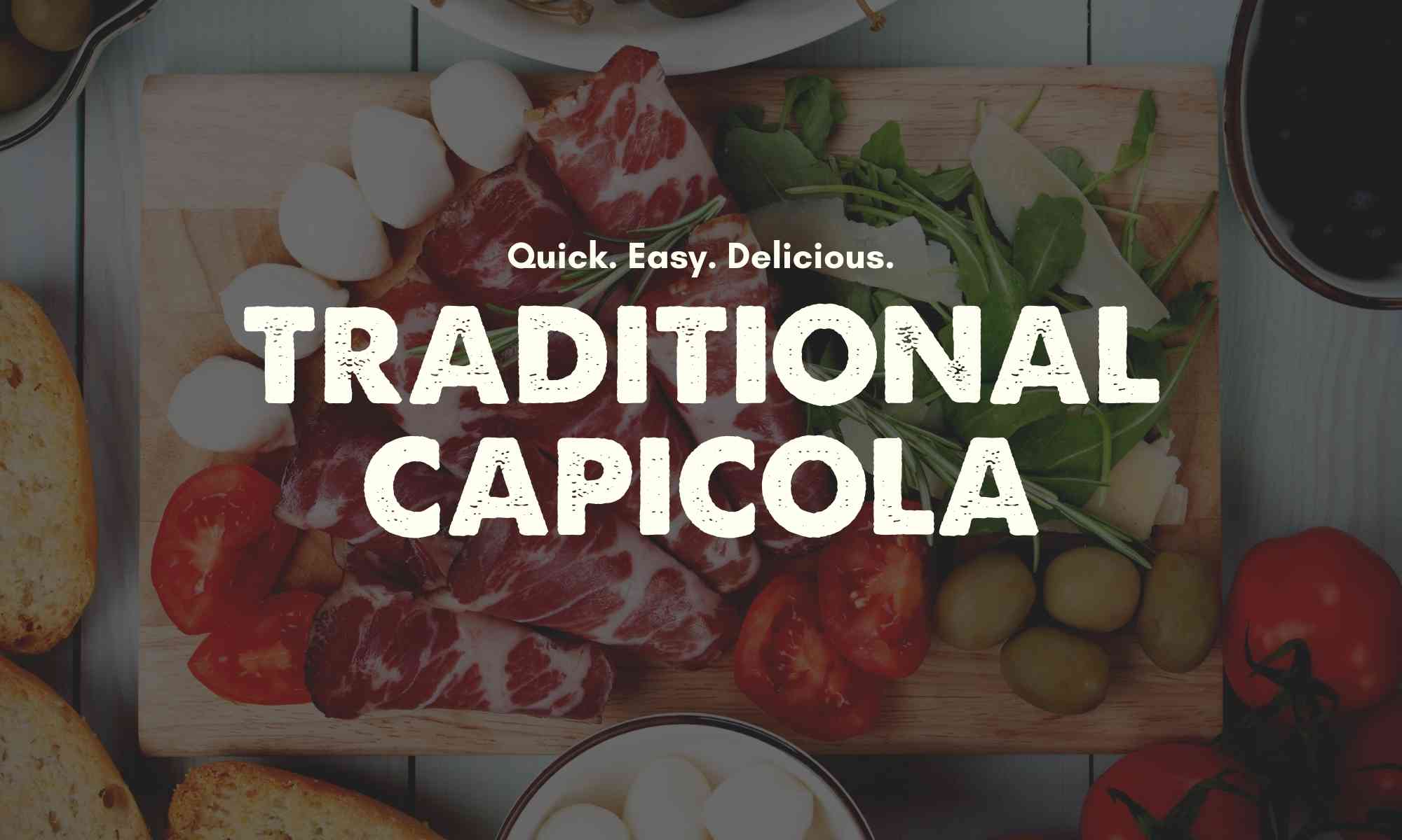 Traditional Capicola
