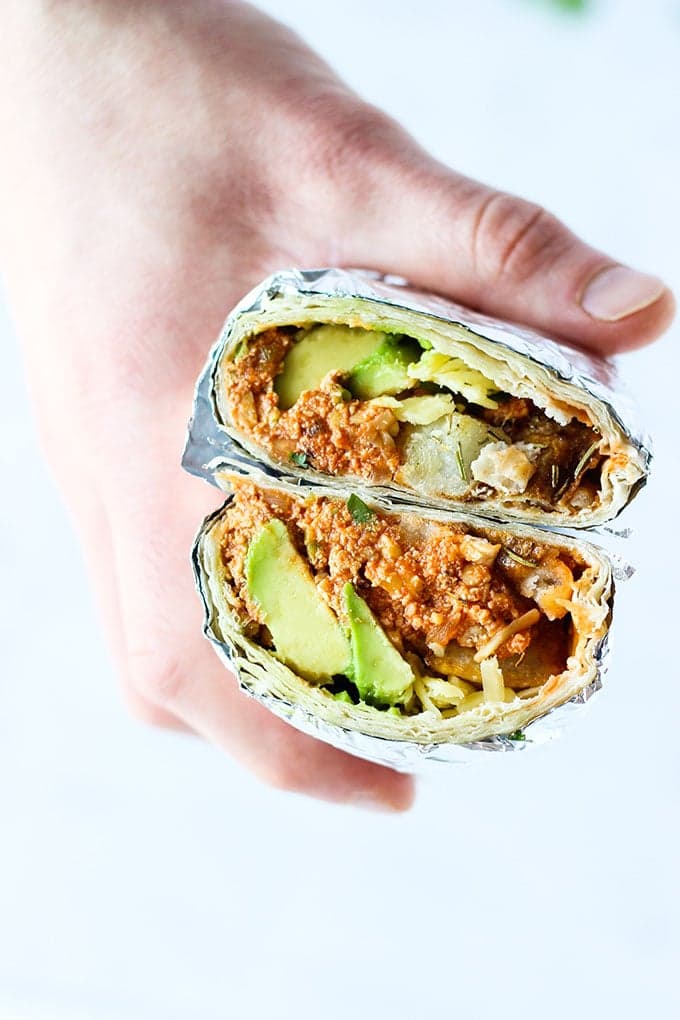 Vegan Mexican Breakfast Scramble