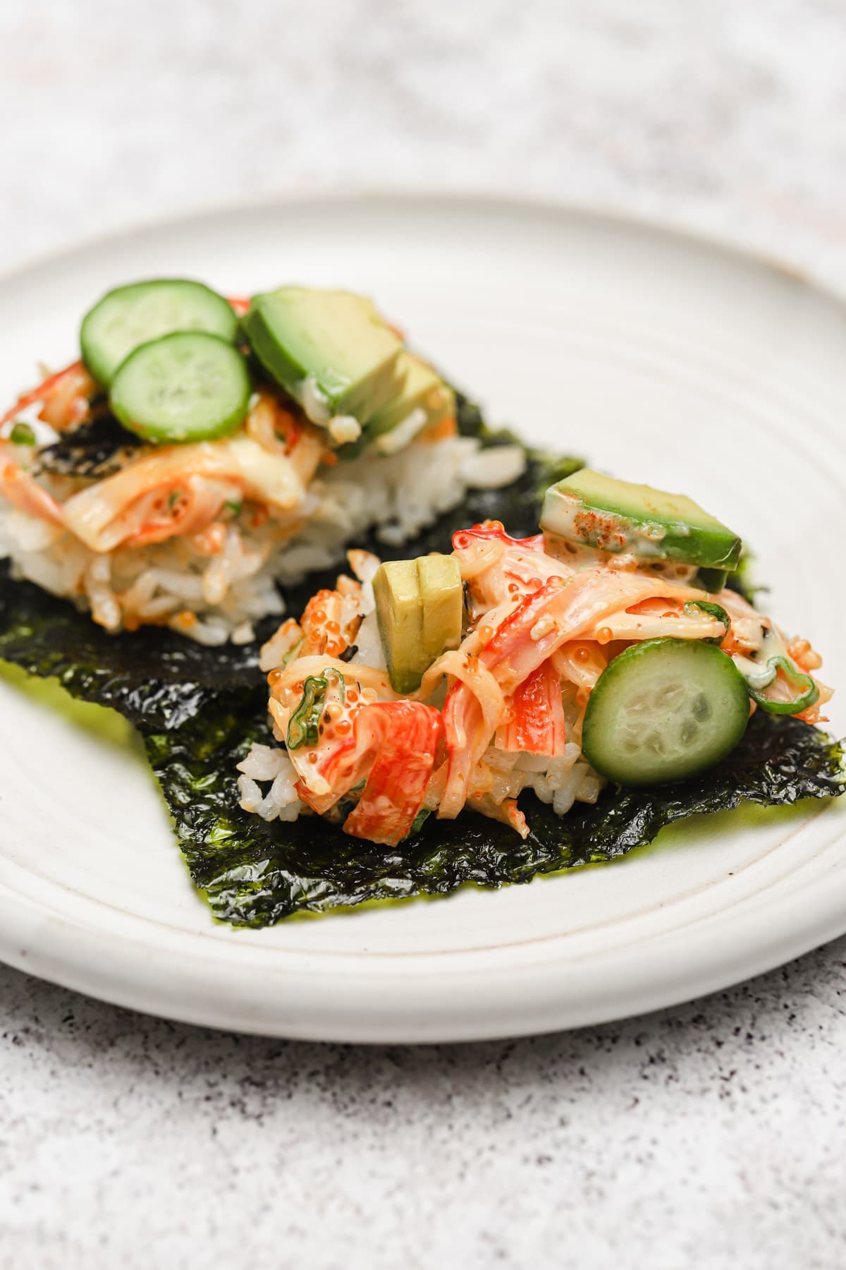 10-Minute Spicy Kani Salad with Tobiko