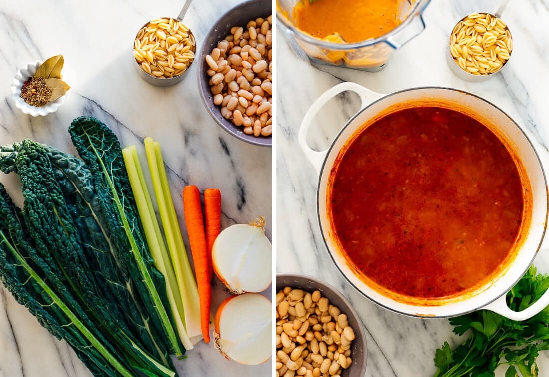 Pasta e Fagioli (Italian Pasta and Beans)