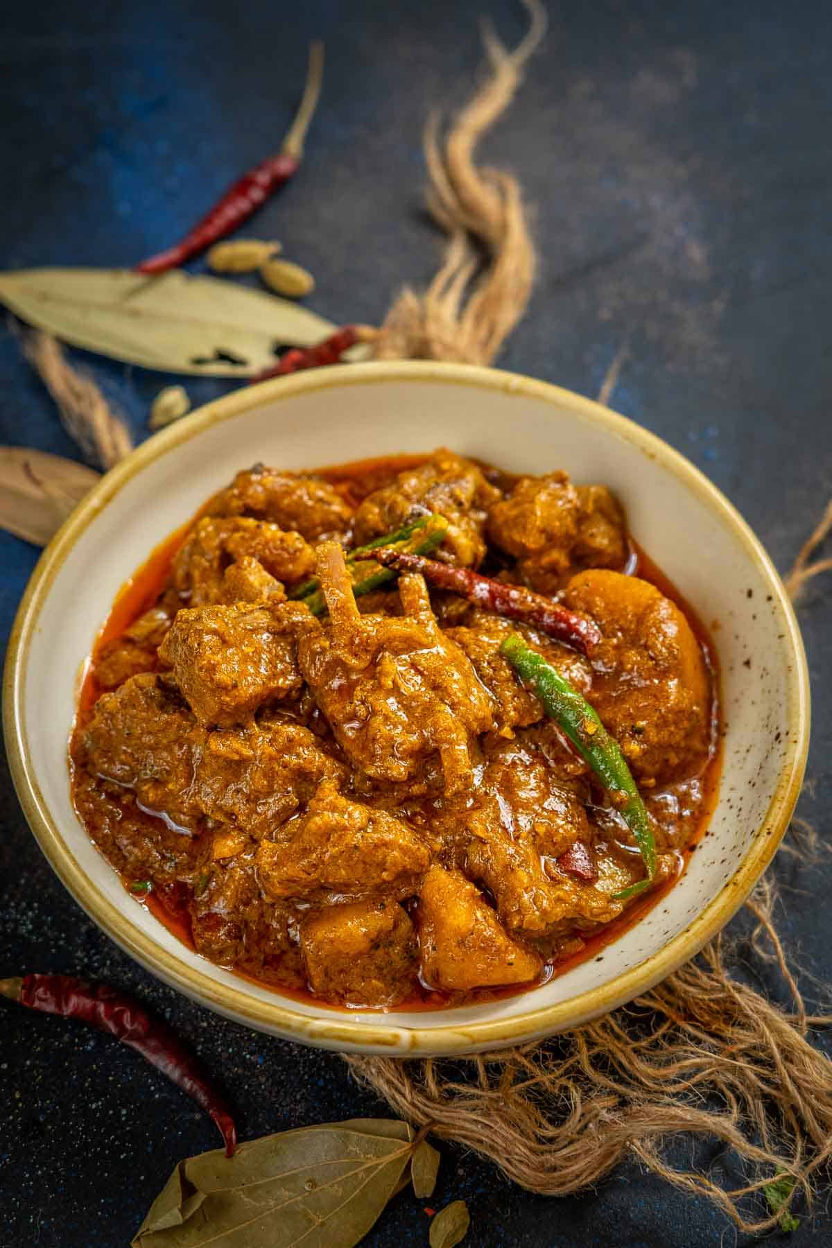 Kosha Mangsho Recipe (Bengali Style Mutton Curry)