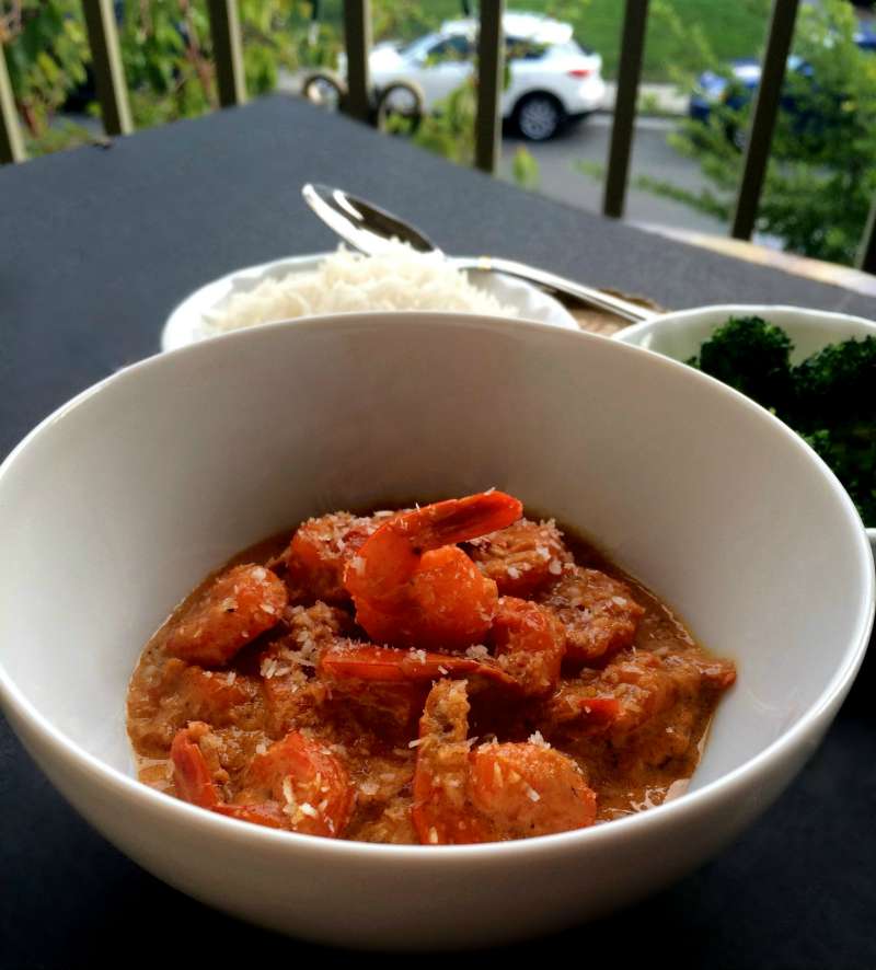 Chingri Malai Curry - Bengali Coconut Shrimp Curry