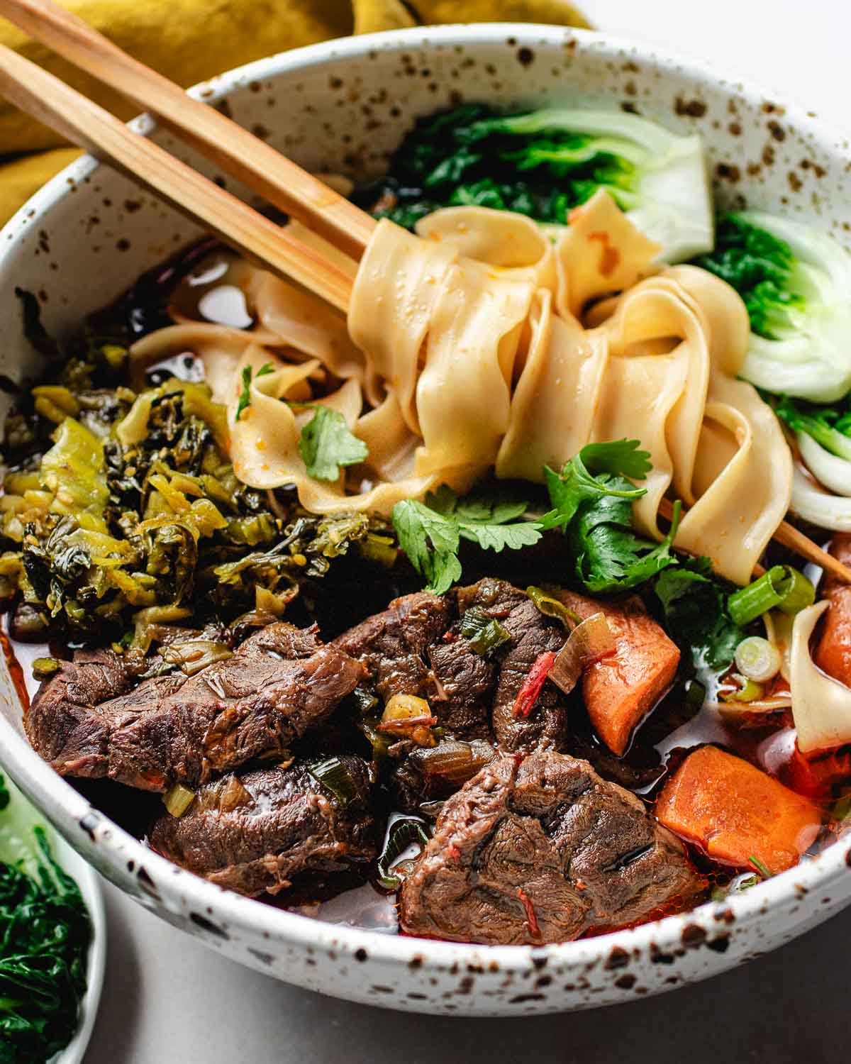 Taiwanese beef noodle soup
