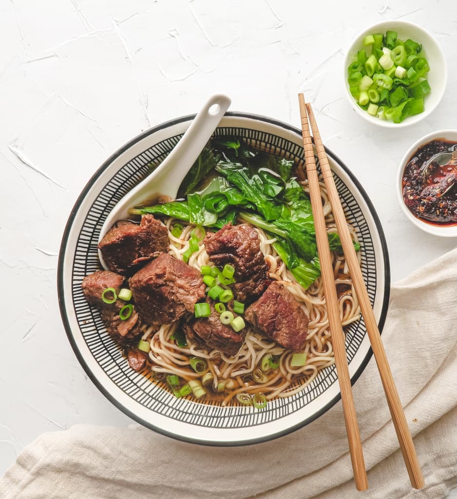 Mom's Taiwanese beef noodle soup