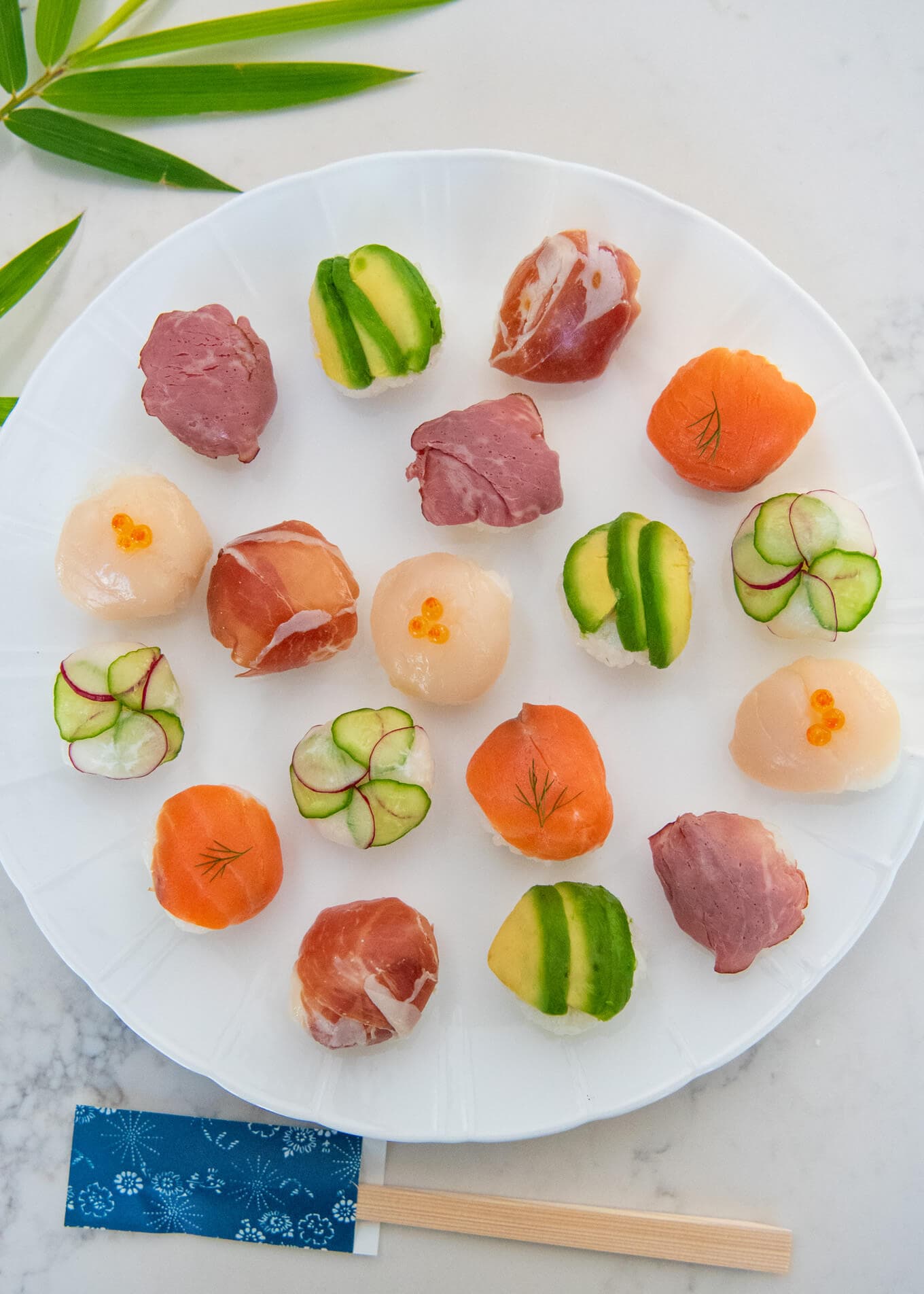 Temari Sushi (Ball-shaped Sushi)