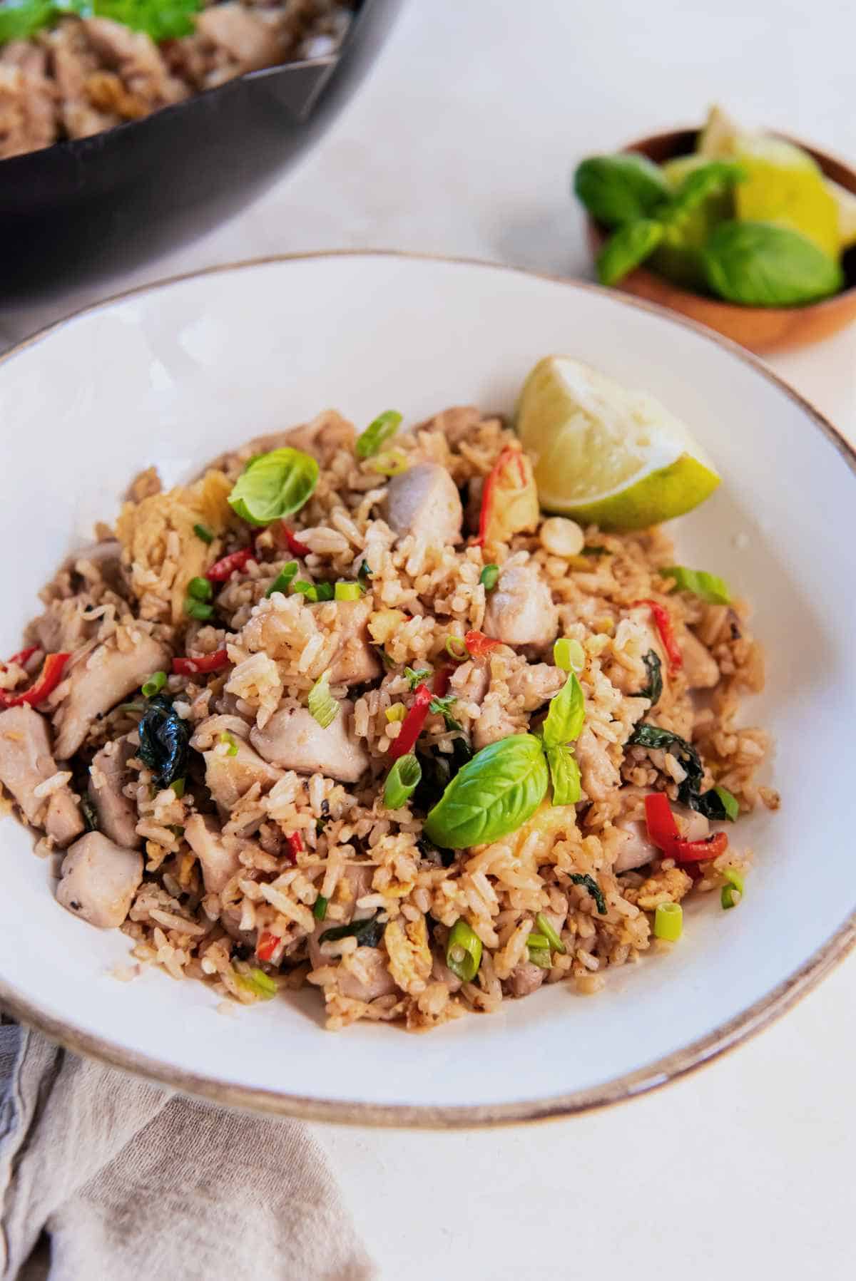 Easy Thai Basil Fried Rice