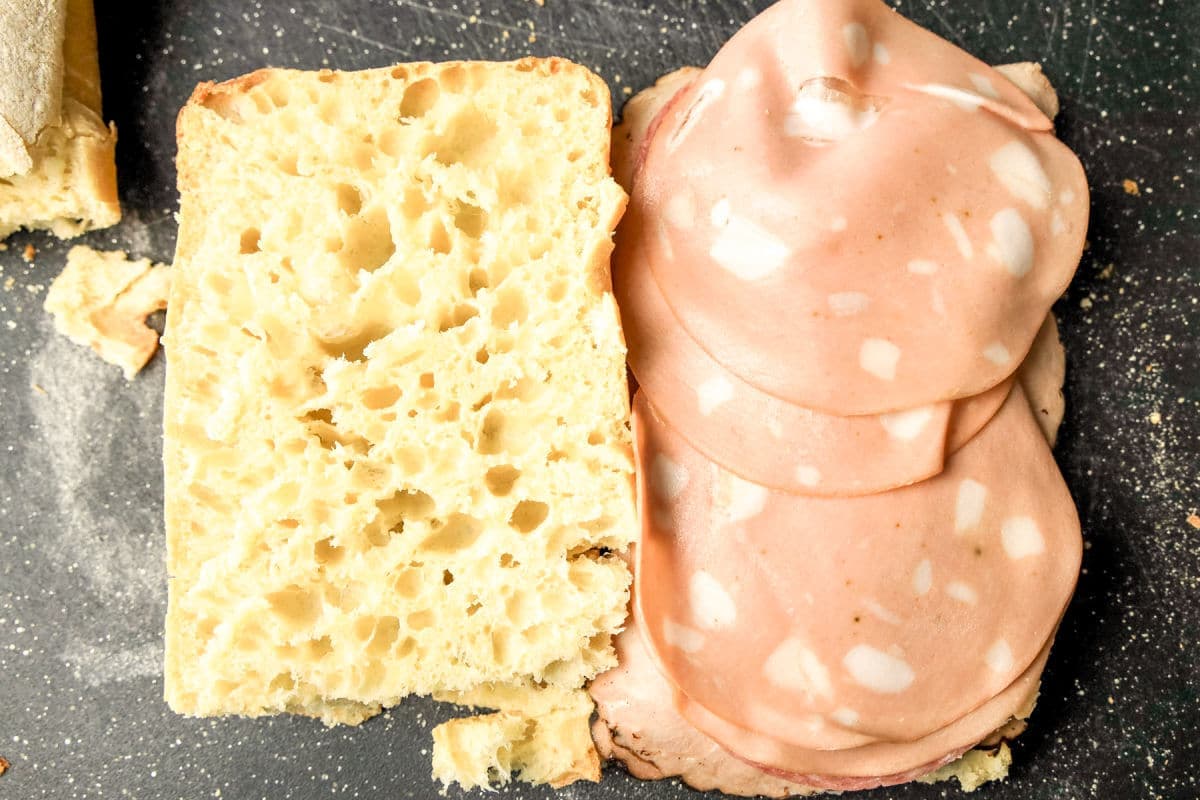 Ciabatta Muffuletta Sandwich