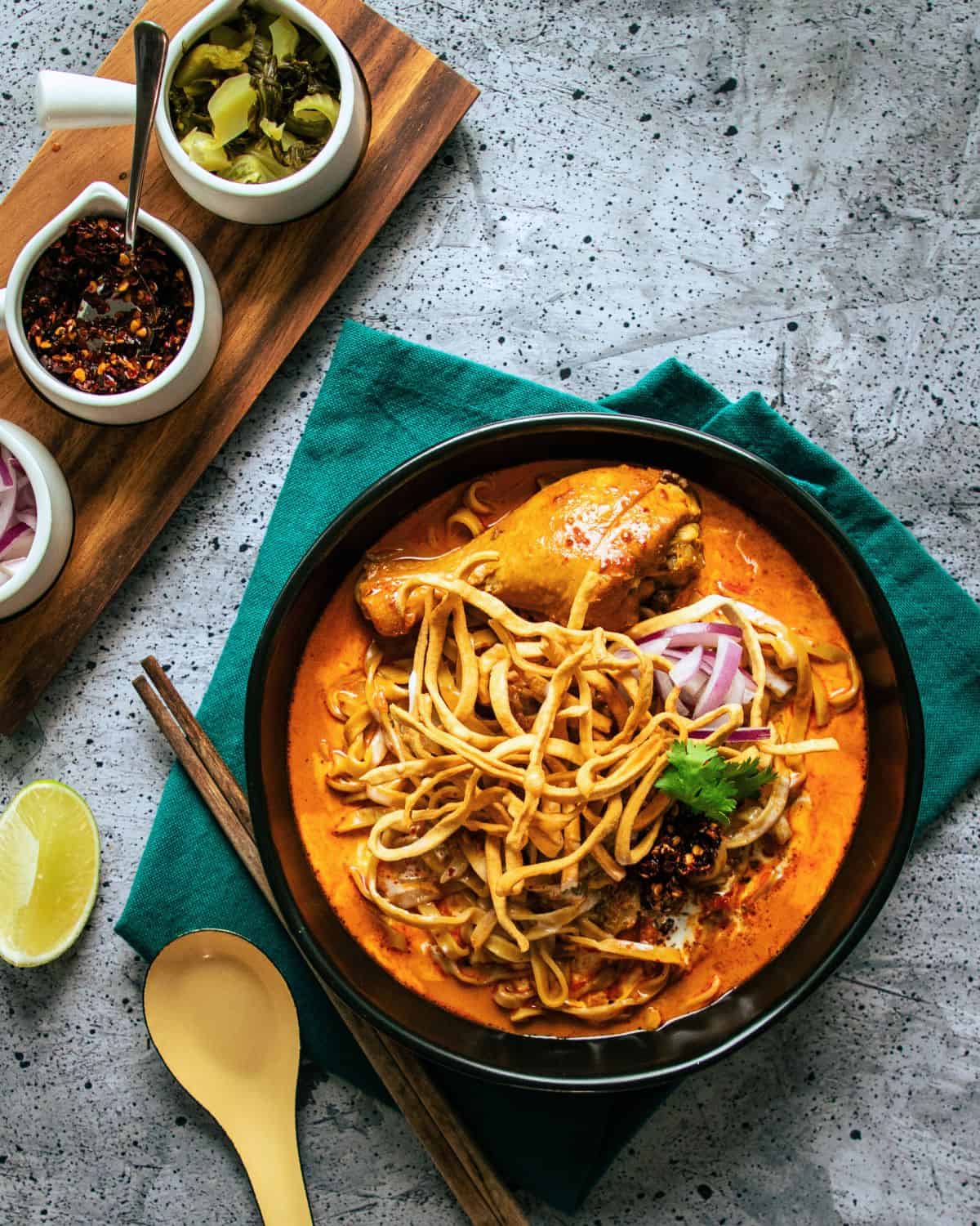 Khao Soi: Northern Thai Curry Noodle Soup