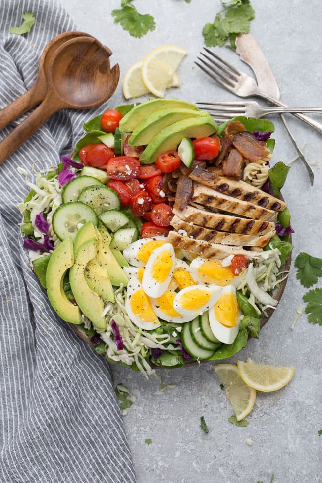 Low Carb Chicken Cobb Salad