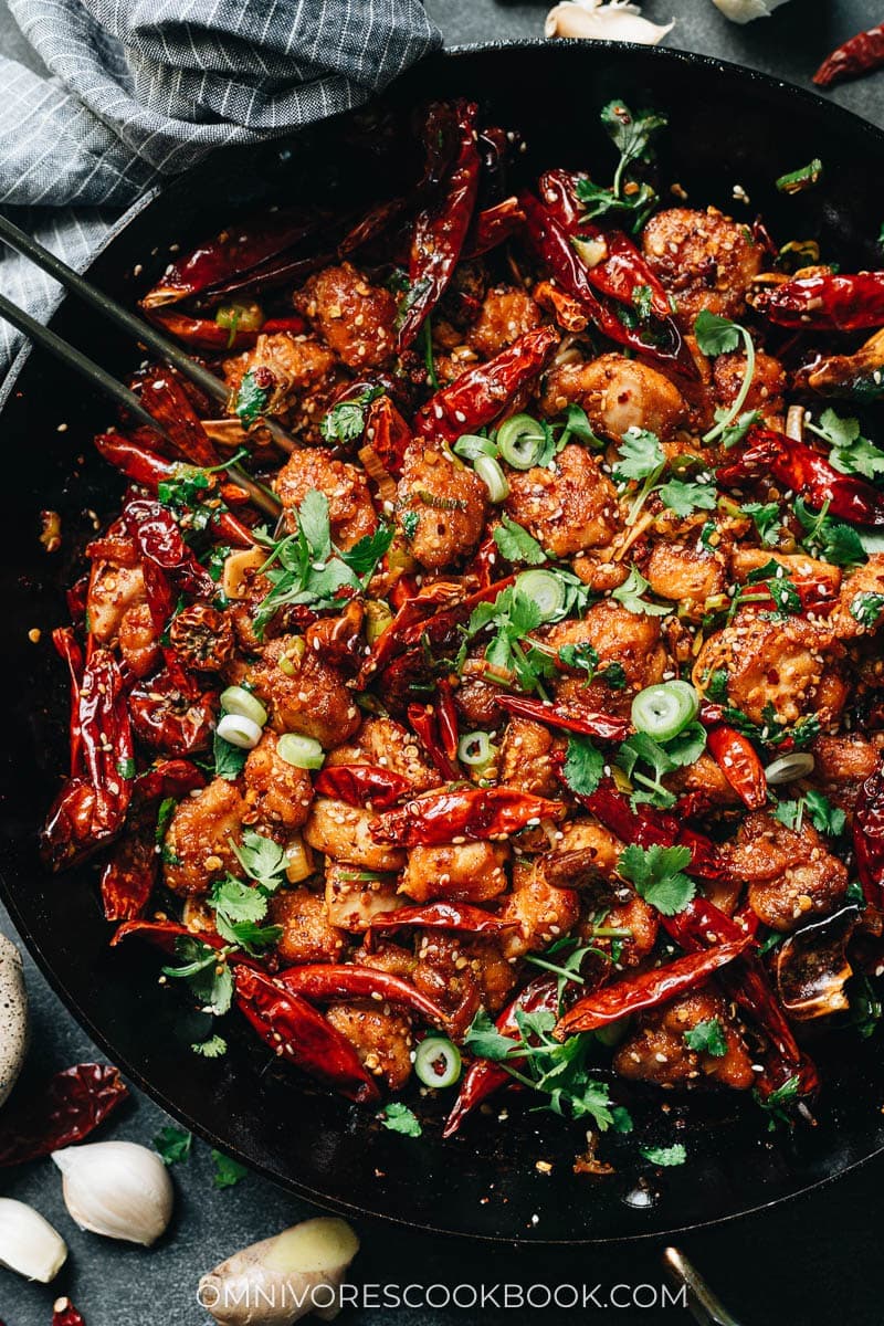 La Zi Ji (Sichuan Mala Chicken, 辣子鸡)