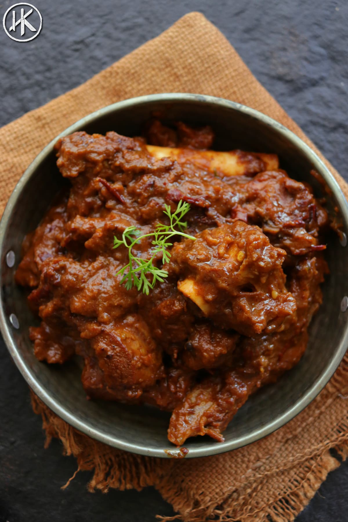 Kosha Mangsho (Bengali mutton curry)