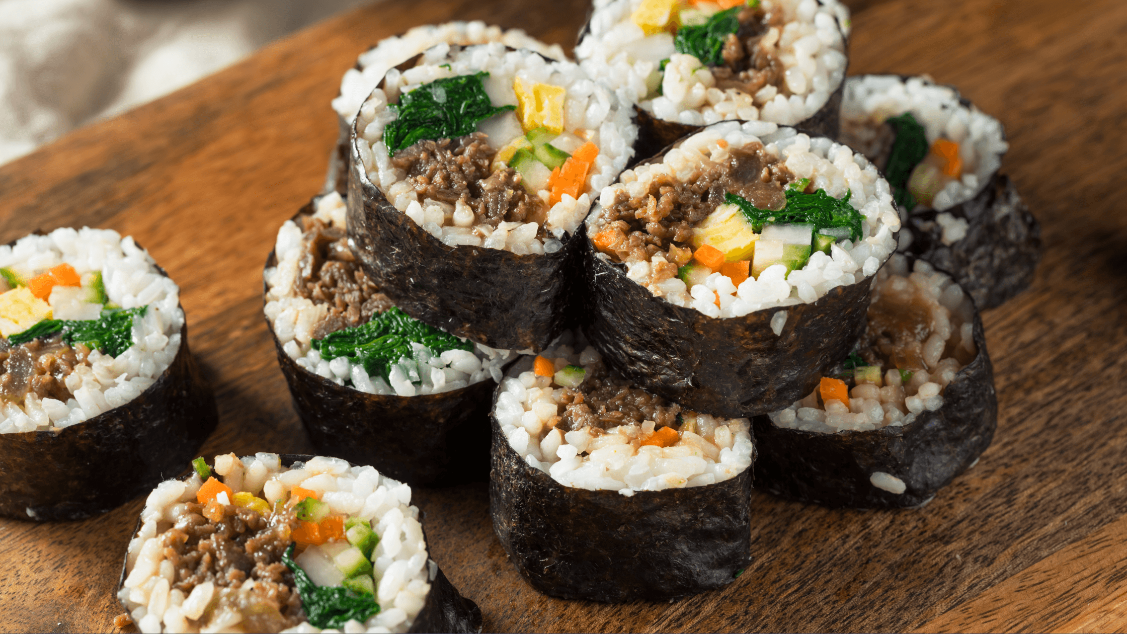 Kimbap (Korean Seaweed Rice Rolls)