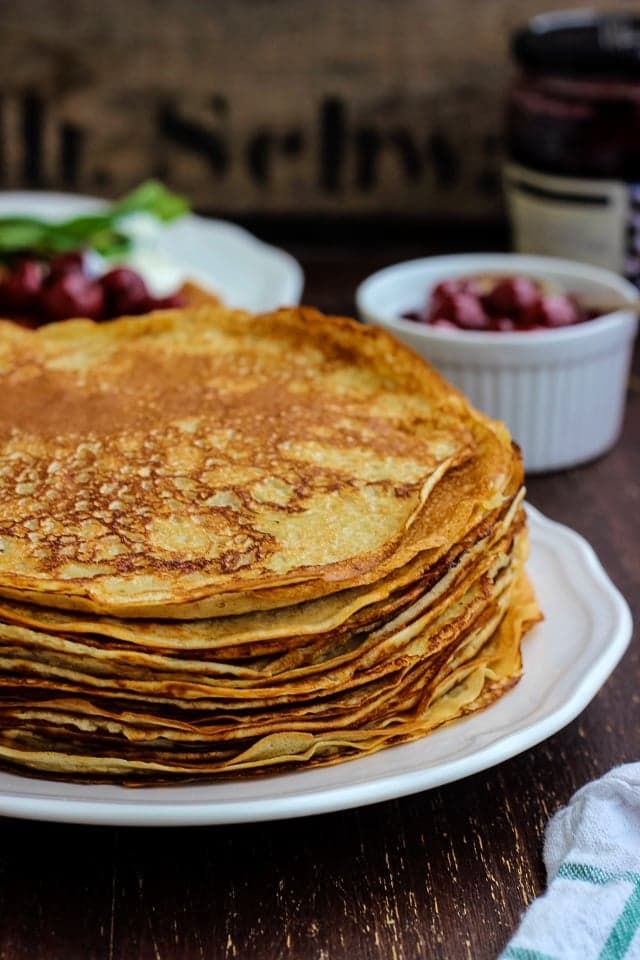 Traditional Russian Pancakes (Blinchiki)
