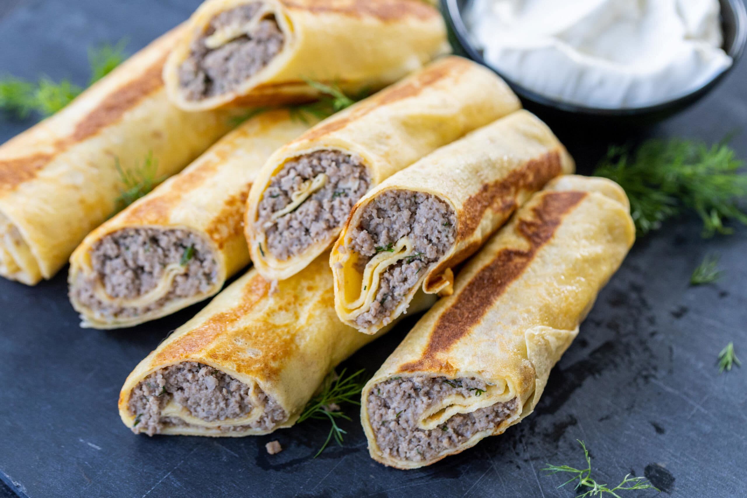 Blinchiki with Meat