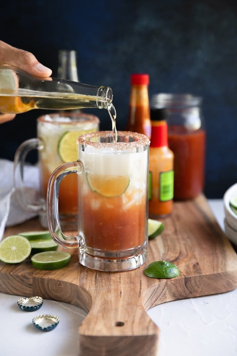 Michelada Recipe (with Homemade Clamato Juice)