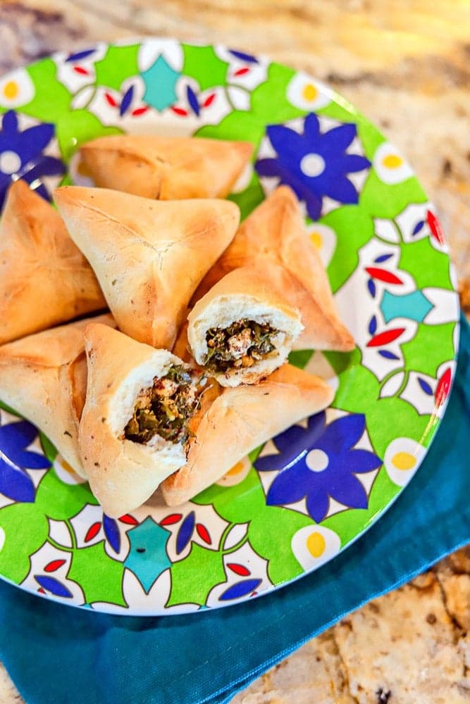 Spinach and Cheese Fatayer