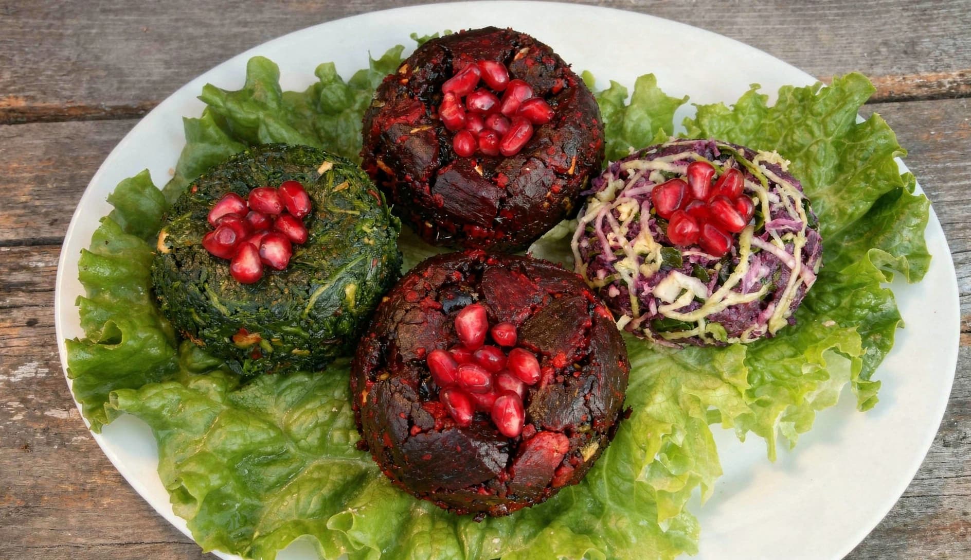 Pkhali: Georgian Walnut-Herb Vegetable Bites (3 Variations)