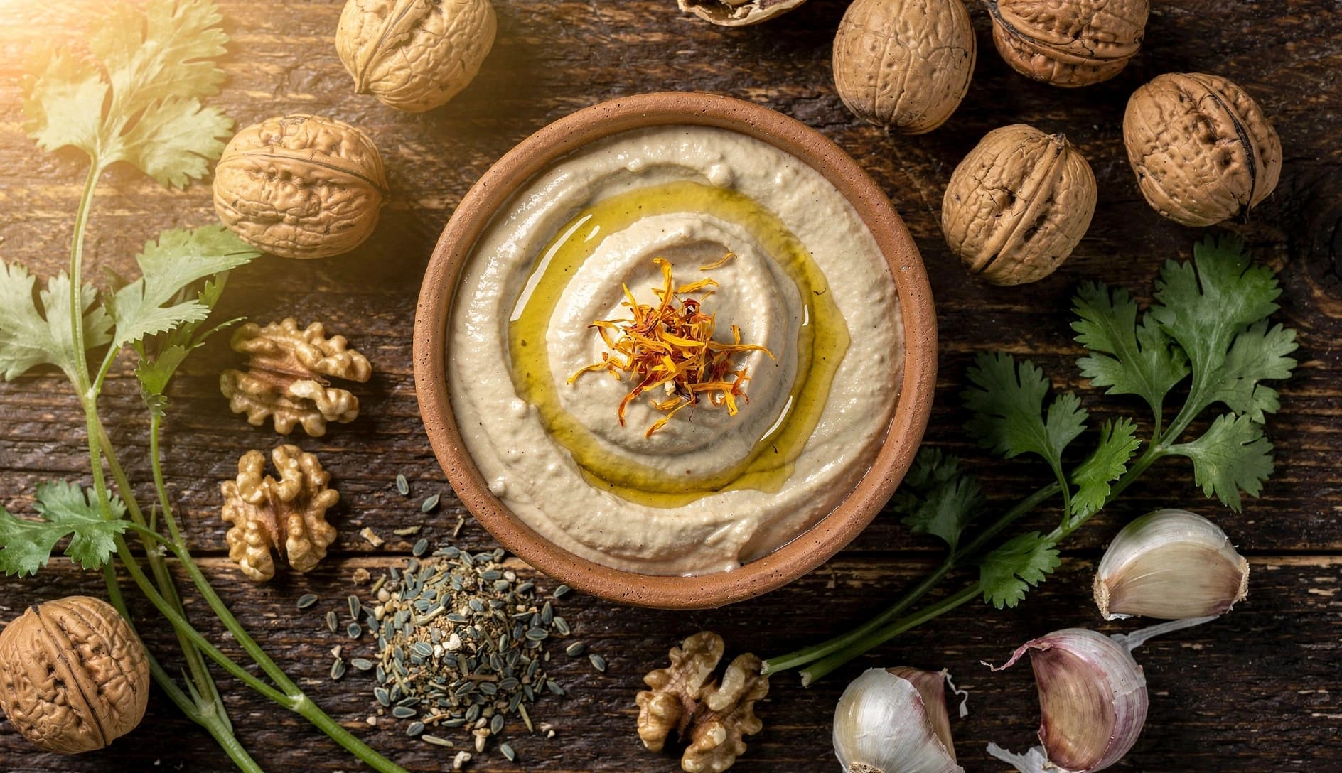 Bazhe: The Georgian Walnut Sauce That Goes on Everything Cold