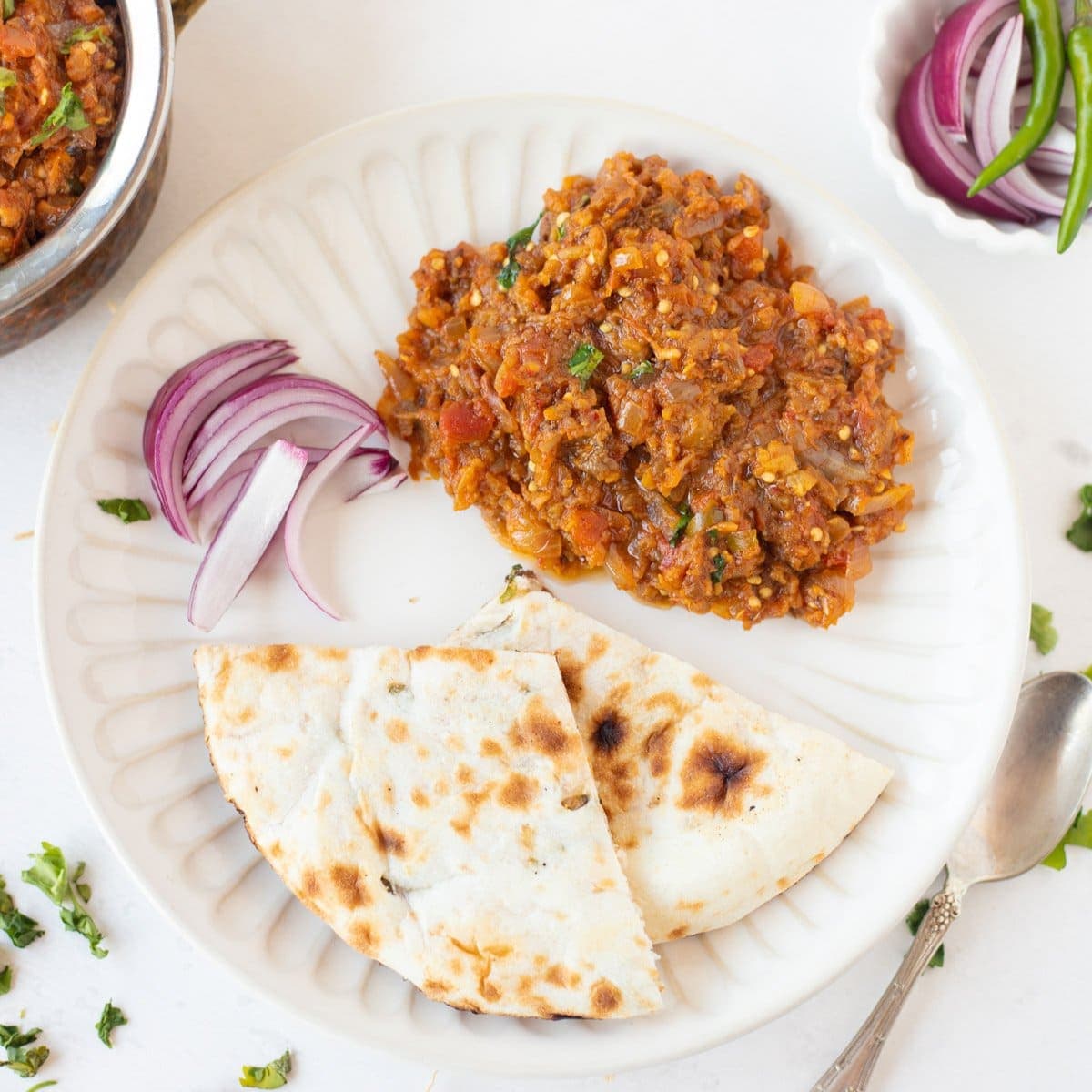 Baingan Bharta (Roasted Mashed Eggplant)