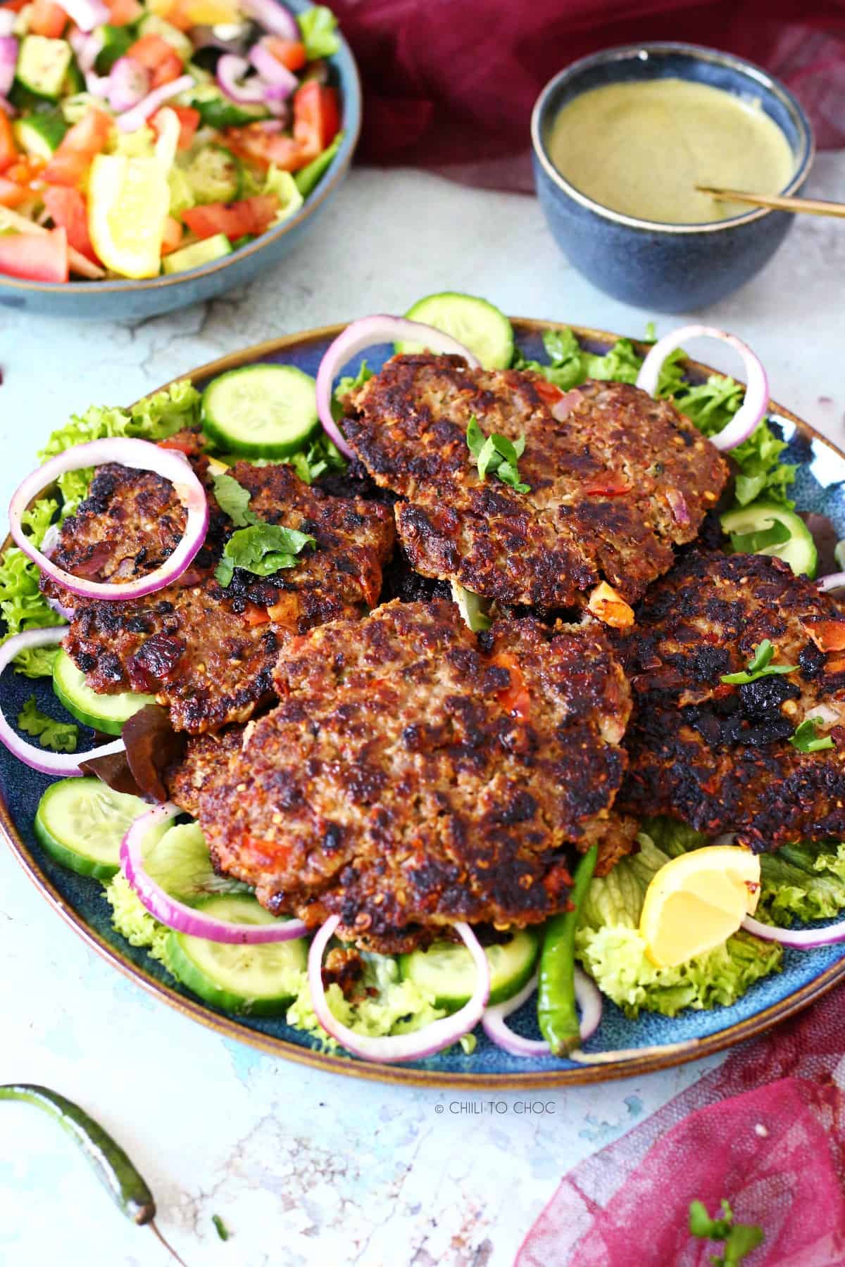 Pakistani Chapli Kabab