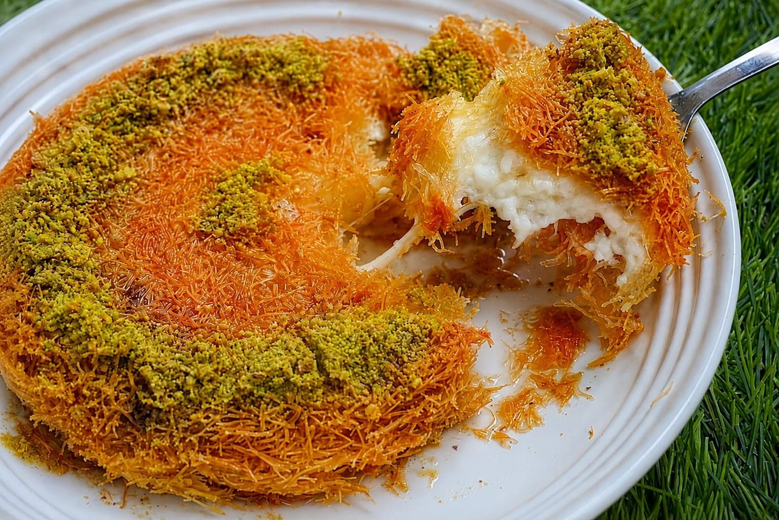 Easy Kunafa Recipe (Stove Top Knafeh)