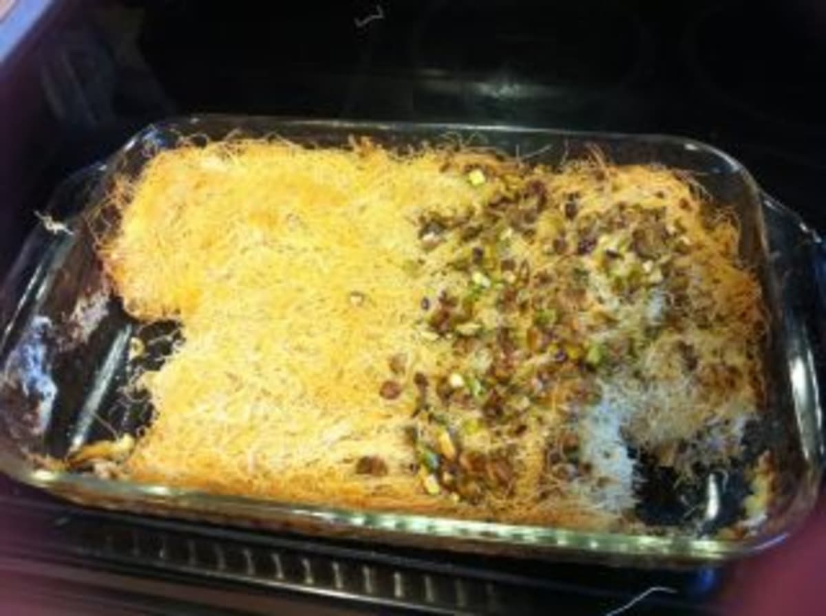 Kanafeh or Kunafa or Kanafi