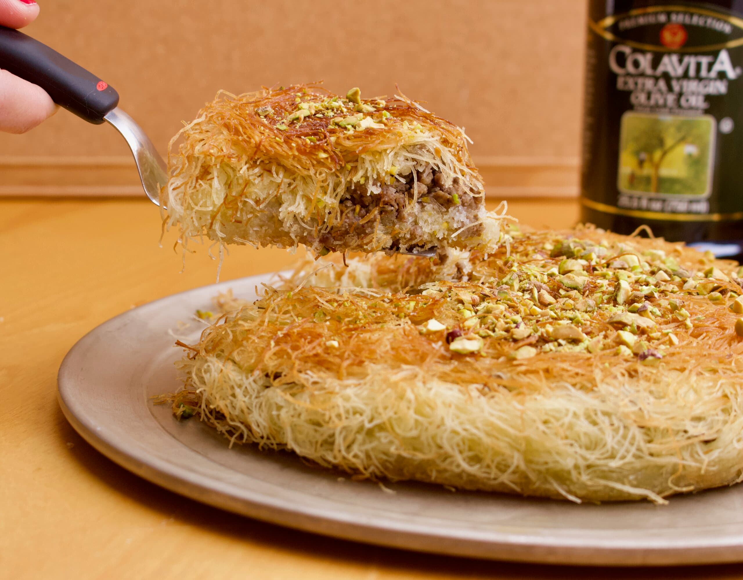 Spiced Beef Kanafeh