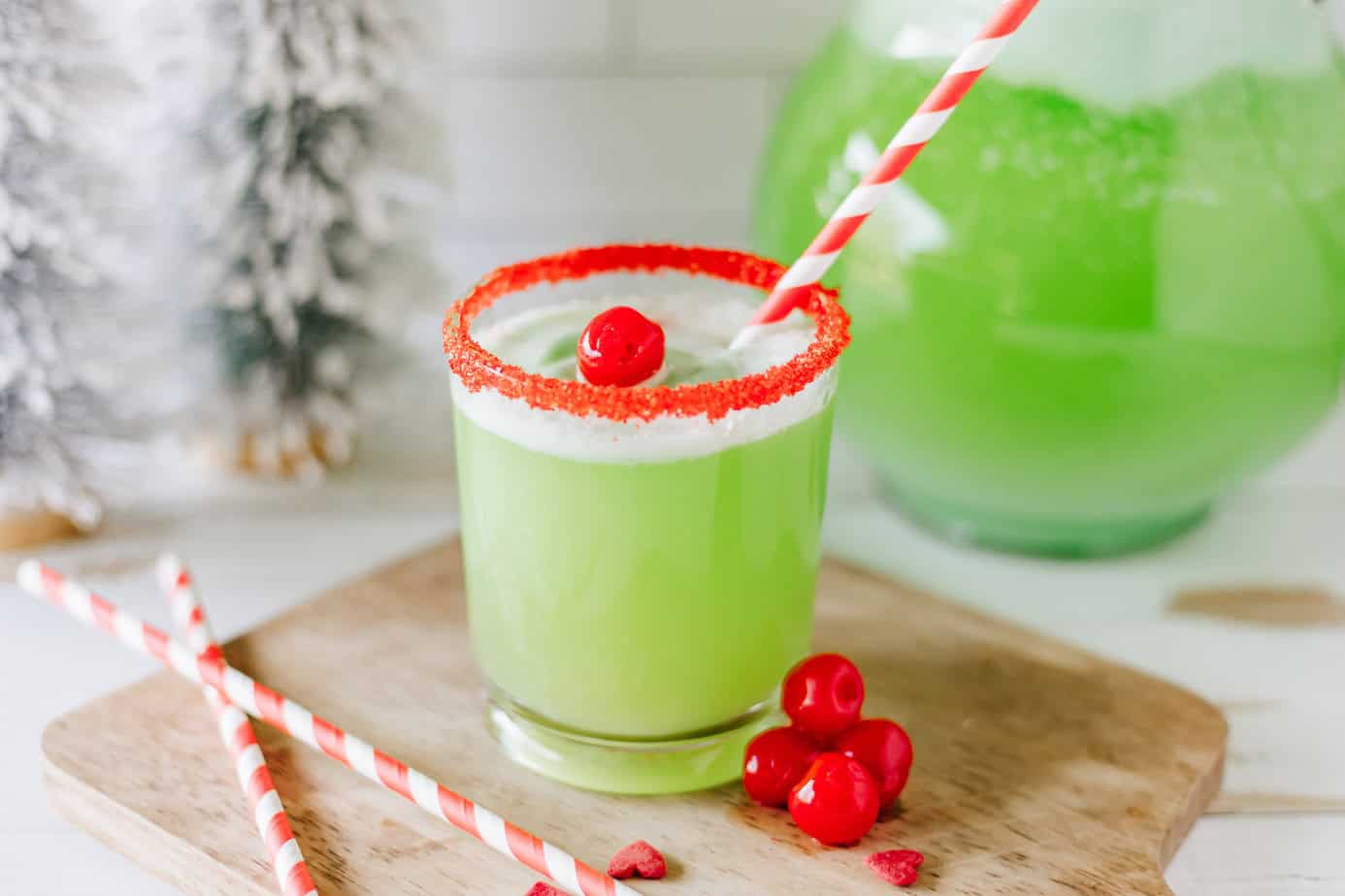 Easy 3 Ingredient Grinch Punch