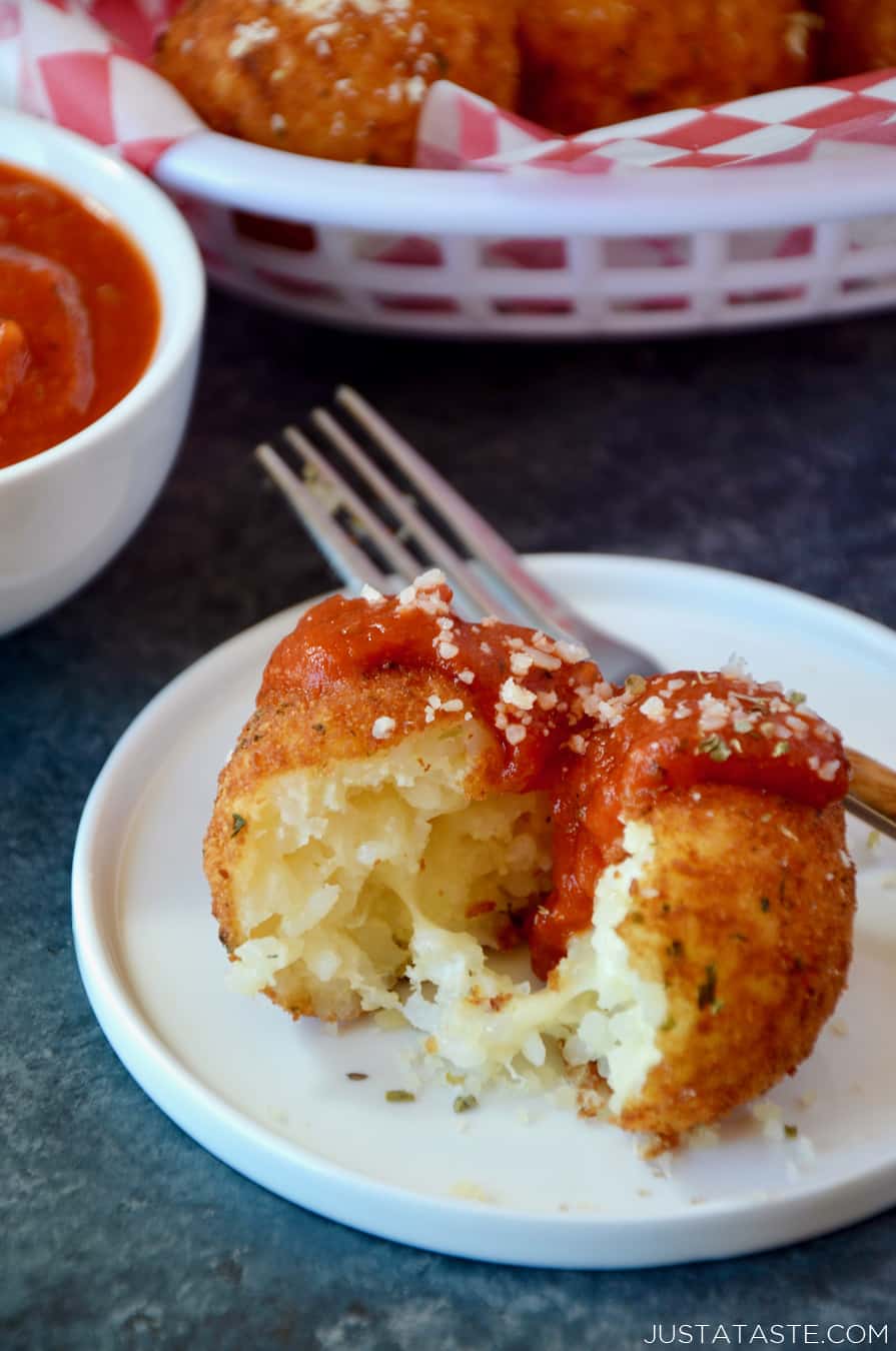 Arancini (Rice Balls) with Marinara Sauce