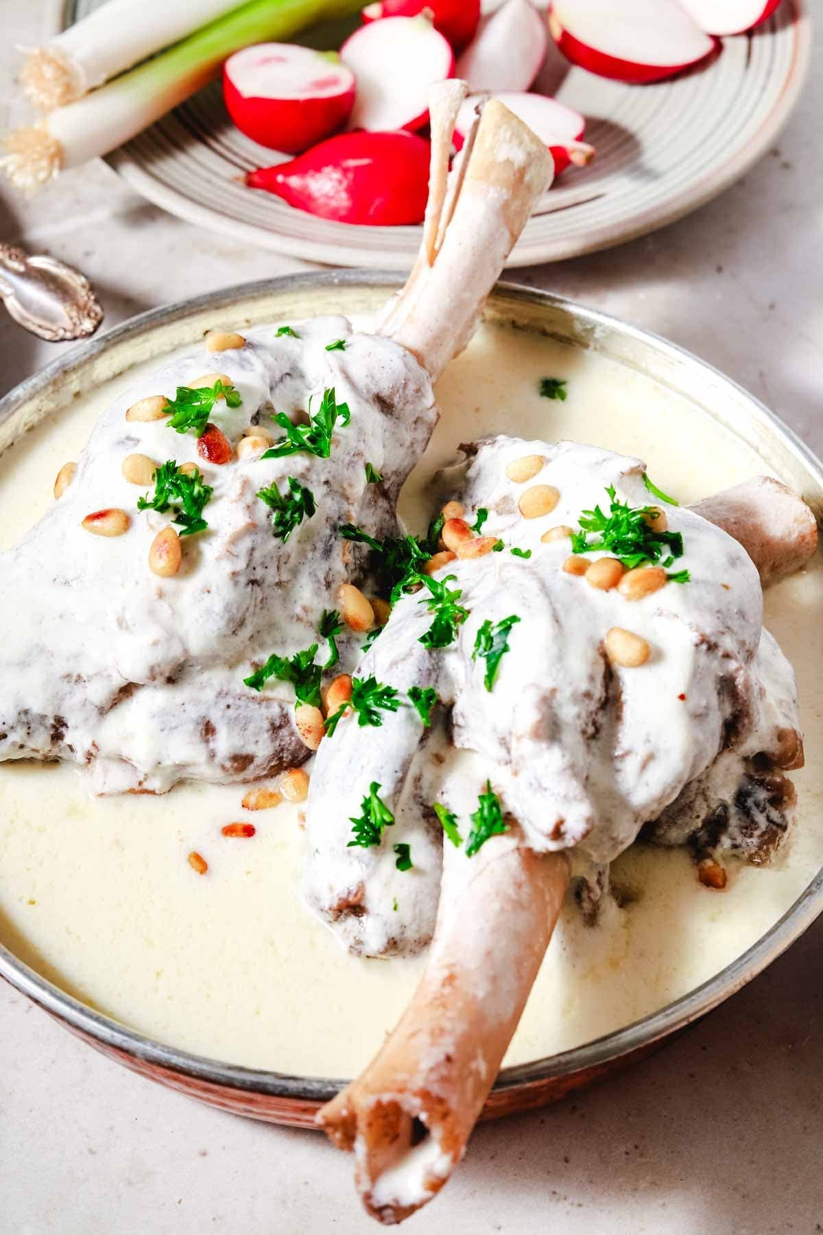 Syrian Shakriyeh (Lamb & Yogurt Stew)