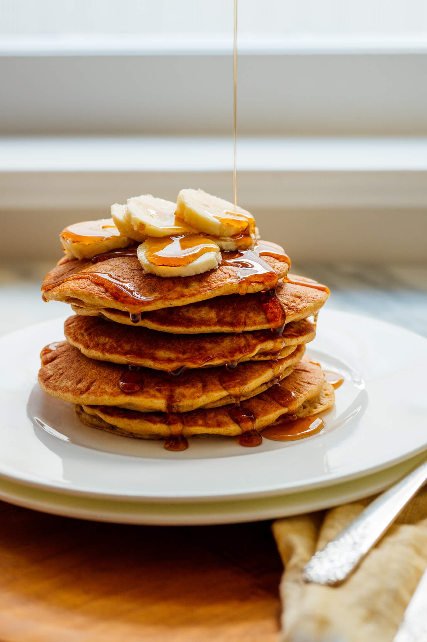 Blender Oatmeal Pancakes