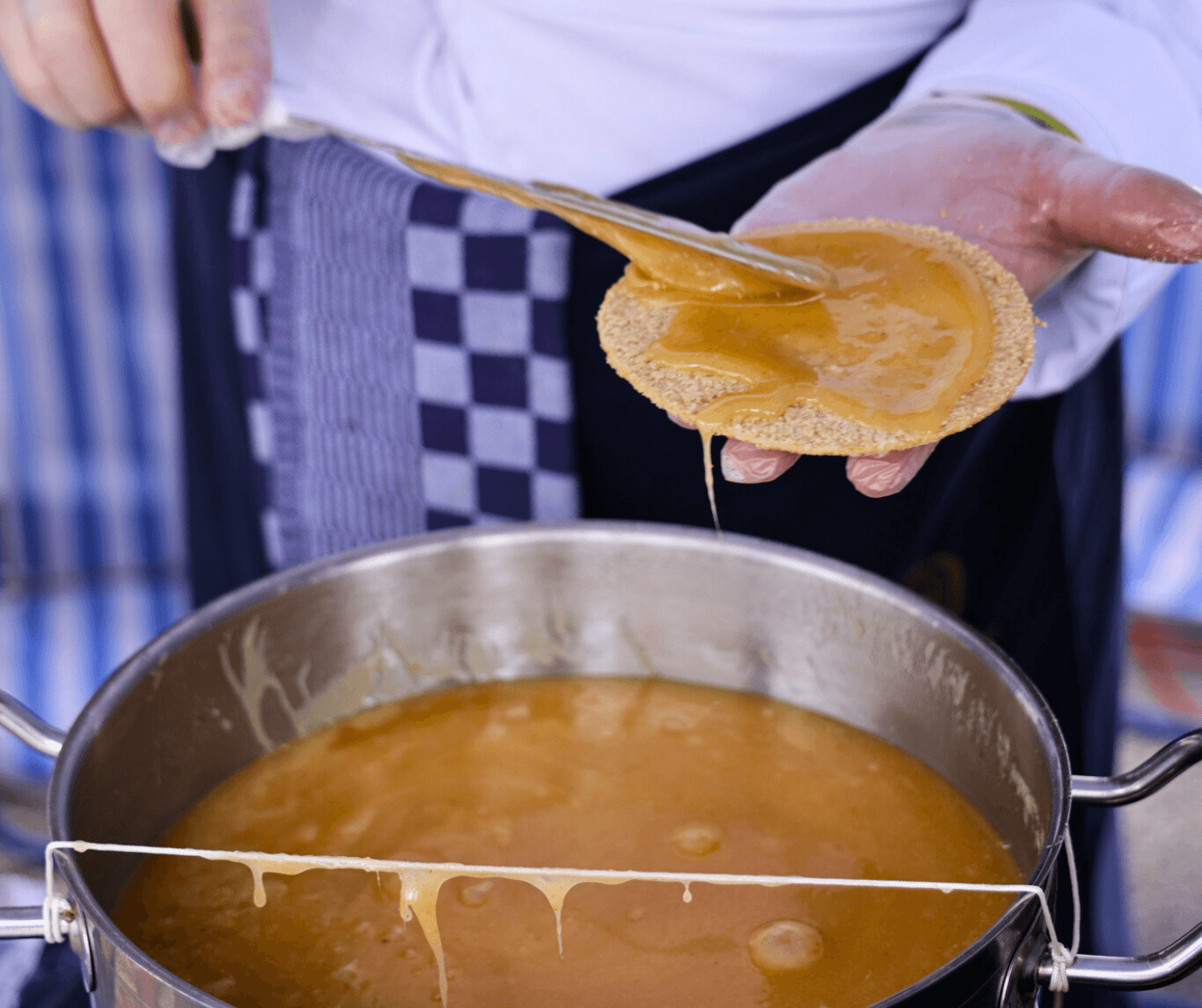 Homemade Stroopwafels with Caramel Filling
