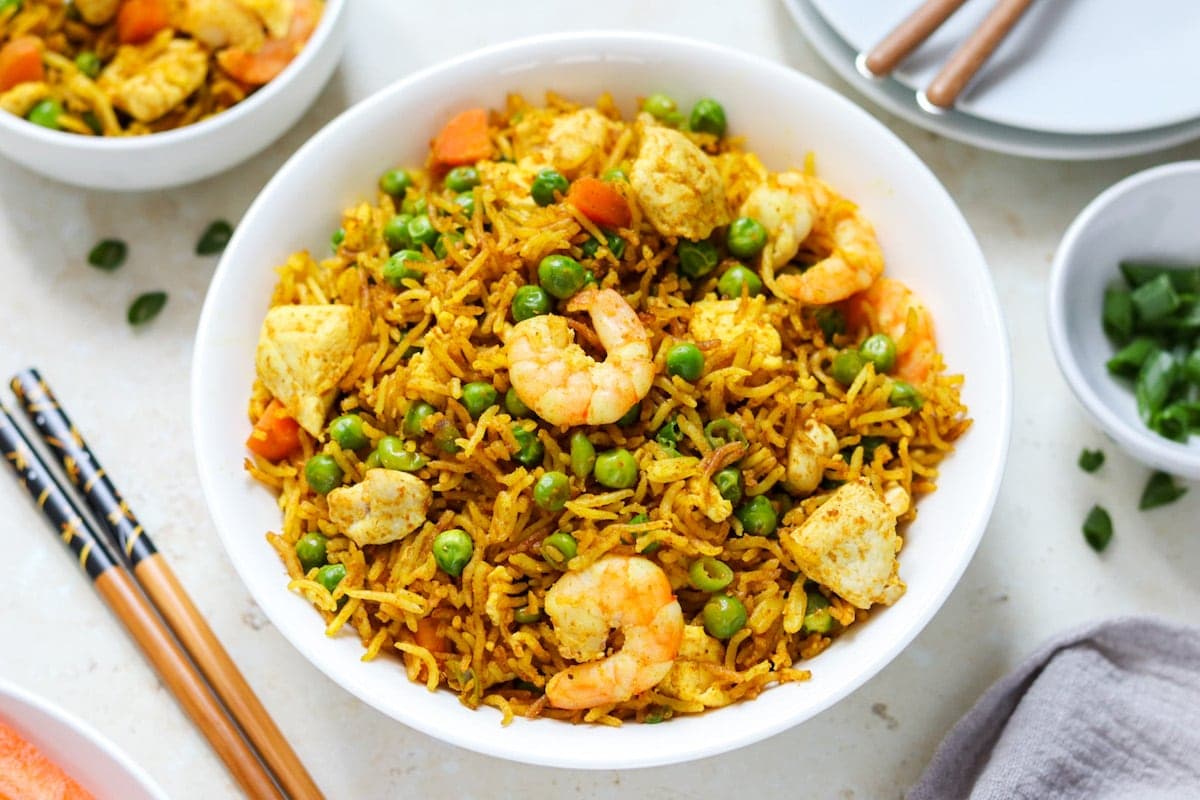 Singapore Fried Rice (Takeaway Style)
