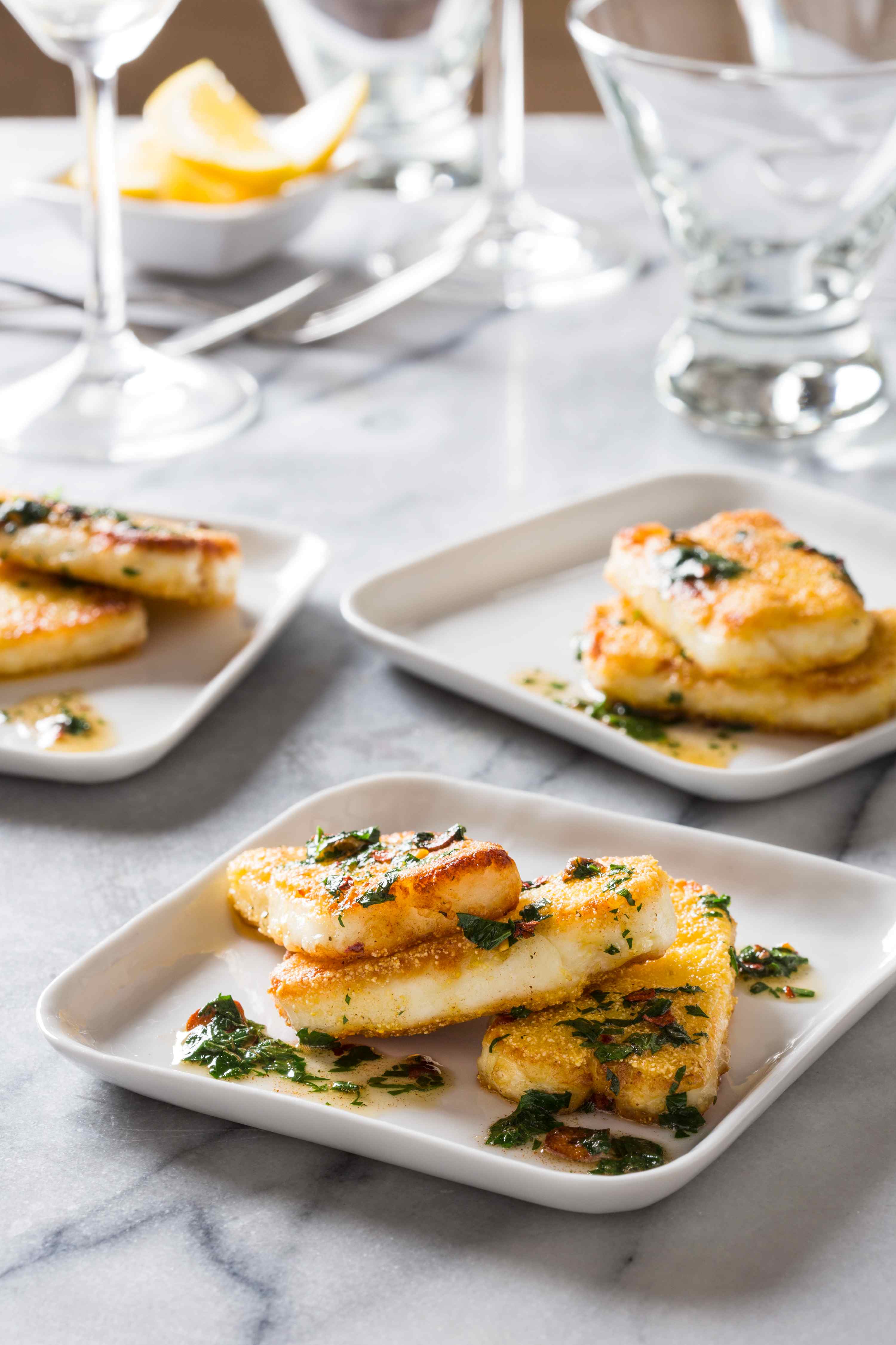 Pan-Fried Halloumi