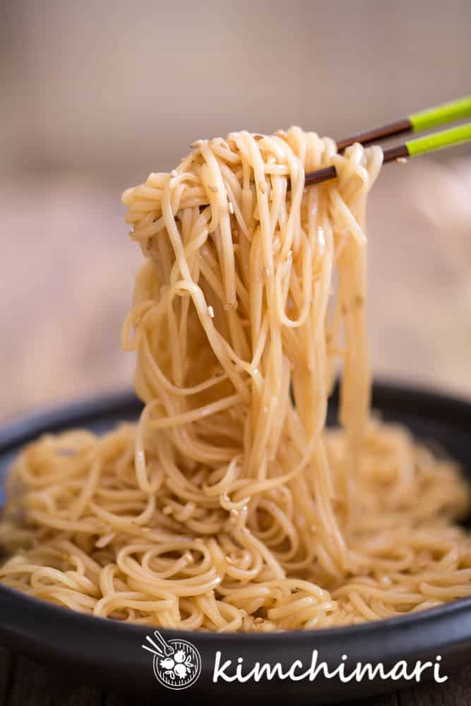 Korean Soy Sauce Noodles (Ganjang Bibim Guksu)