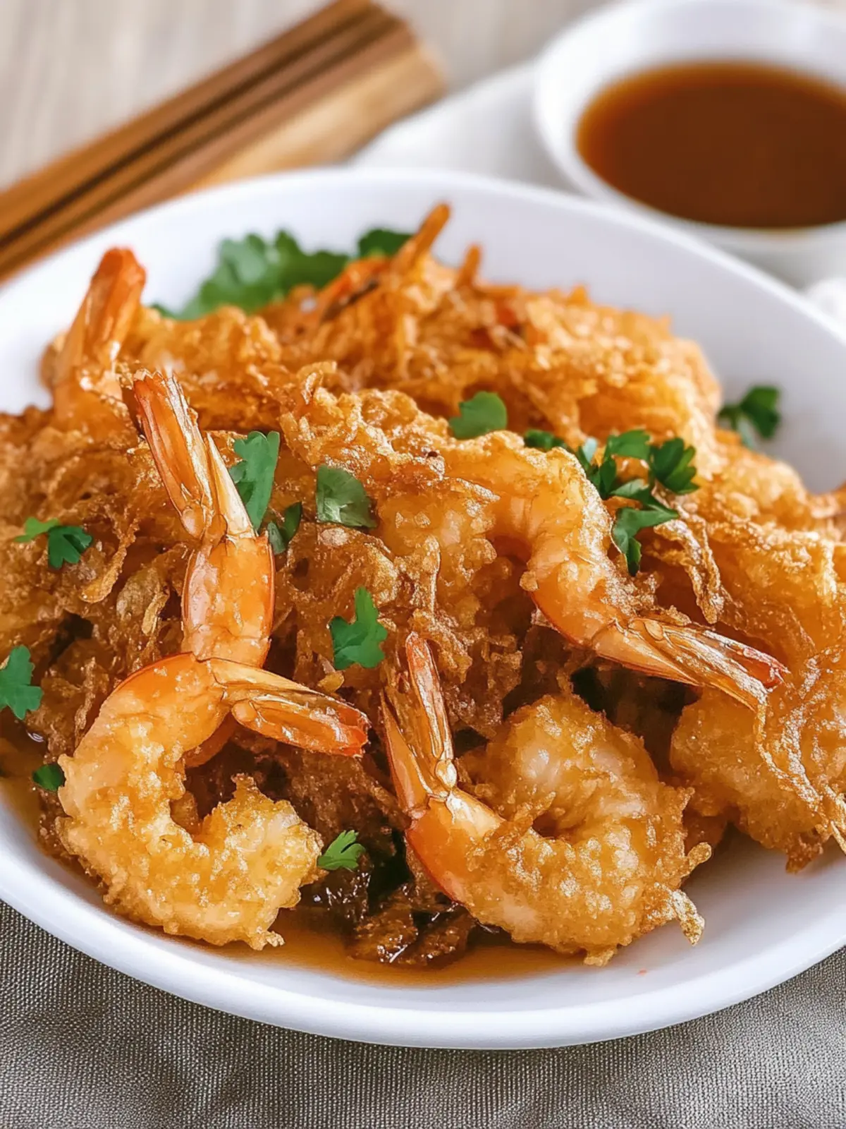 Crispy Ukoy (Filipino Shrimp Fritters) with a Zesty Dip