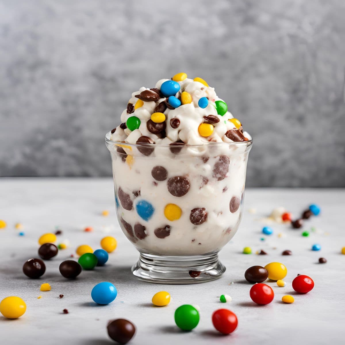 Homemade M&M Mcflurry
