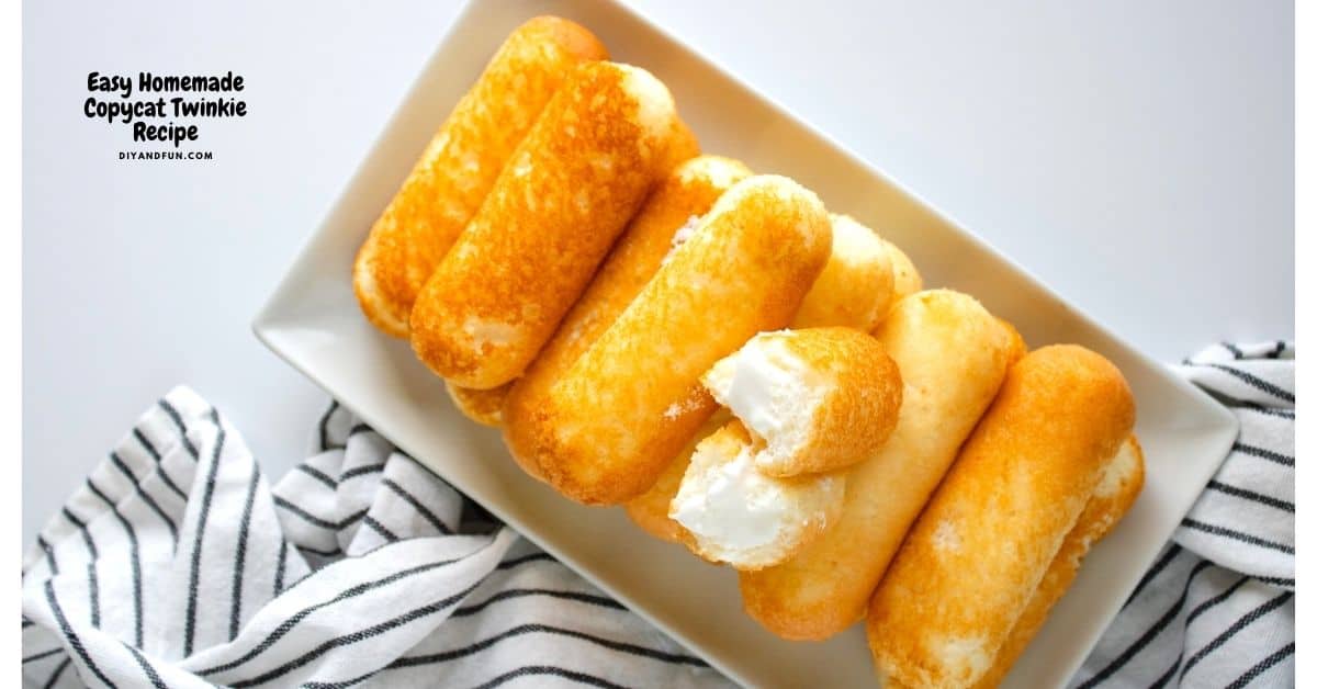 Homemade Twinkie Snack Cakes