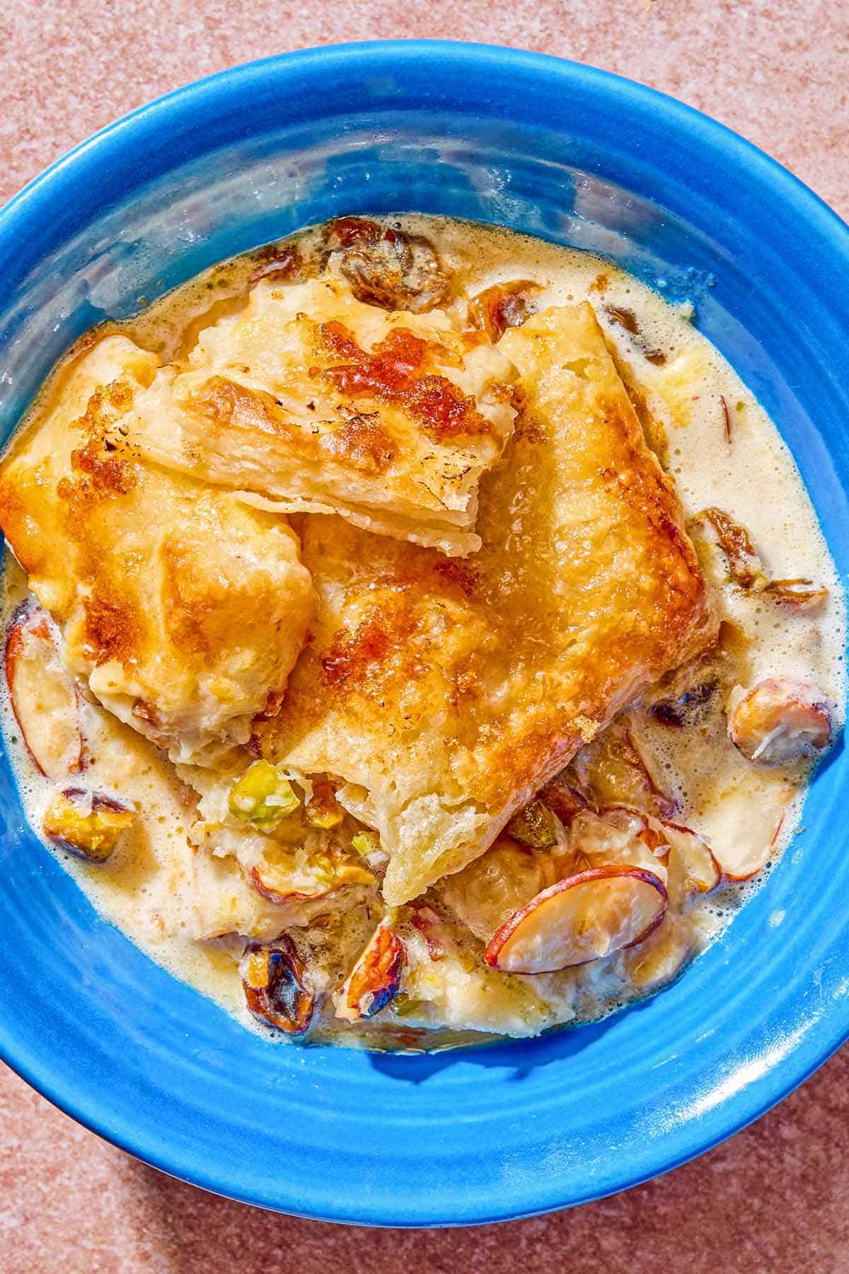 Egyptian Bread Pudding (Umm Ali)