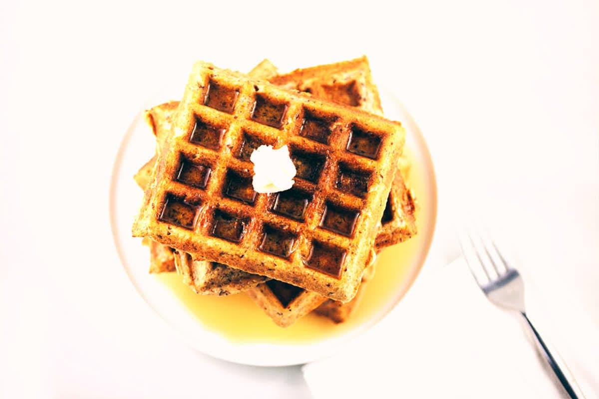 Whole Wheat Buttermilk Waffles