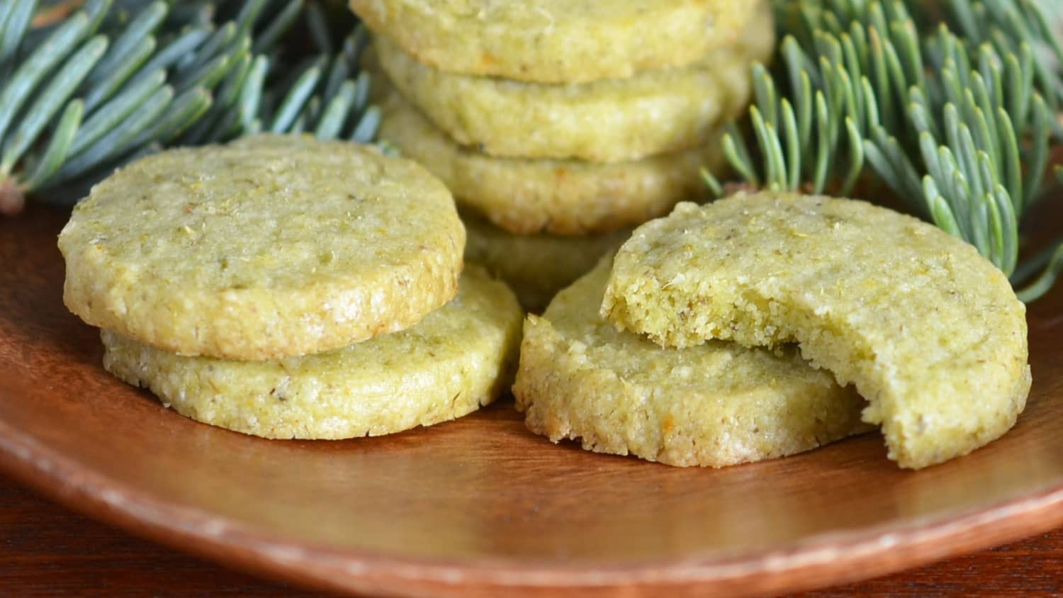 Summer Cabin Recipe: Foraged Evergreen Shortbread Cookies