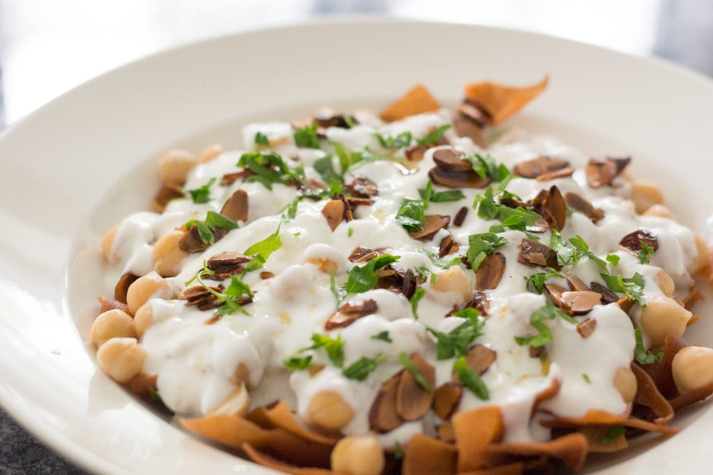 Chickpea Fatte