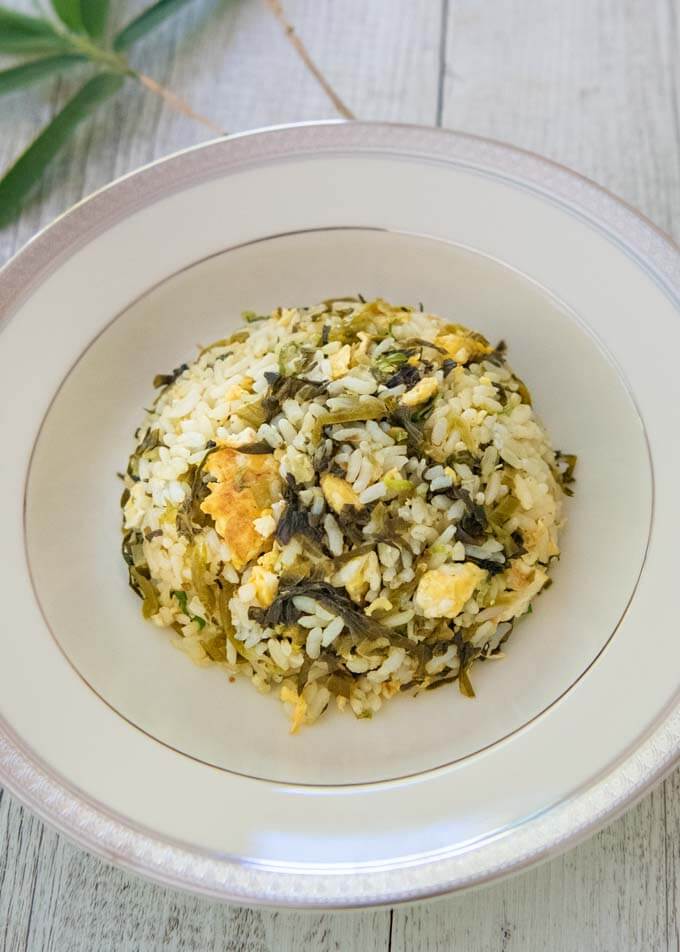 Fried Rice with Pickled Mustard Greens (Takana Chāhan)