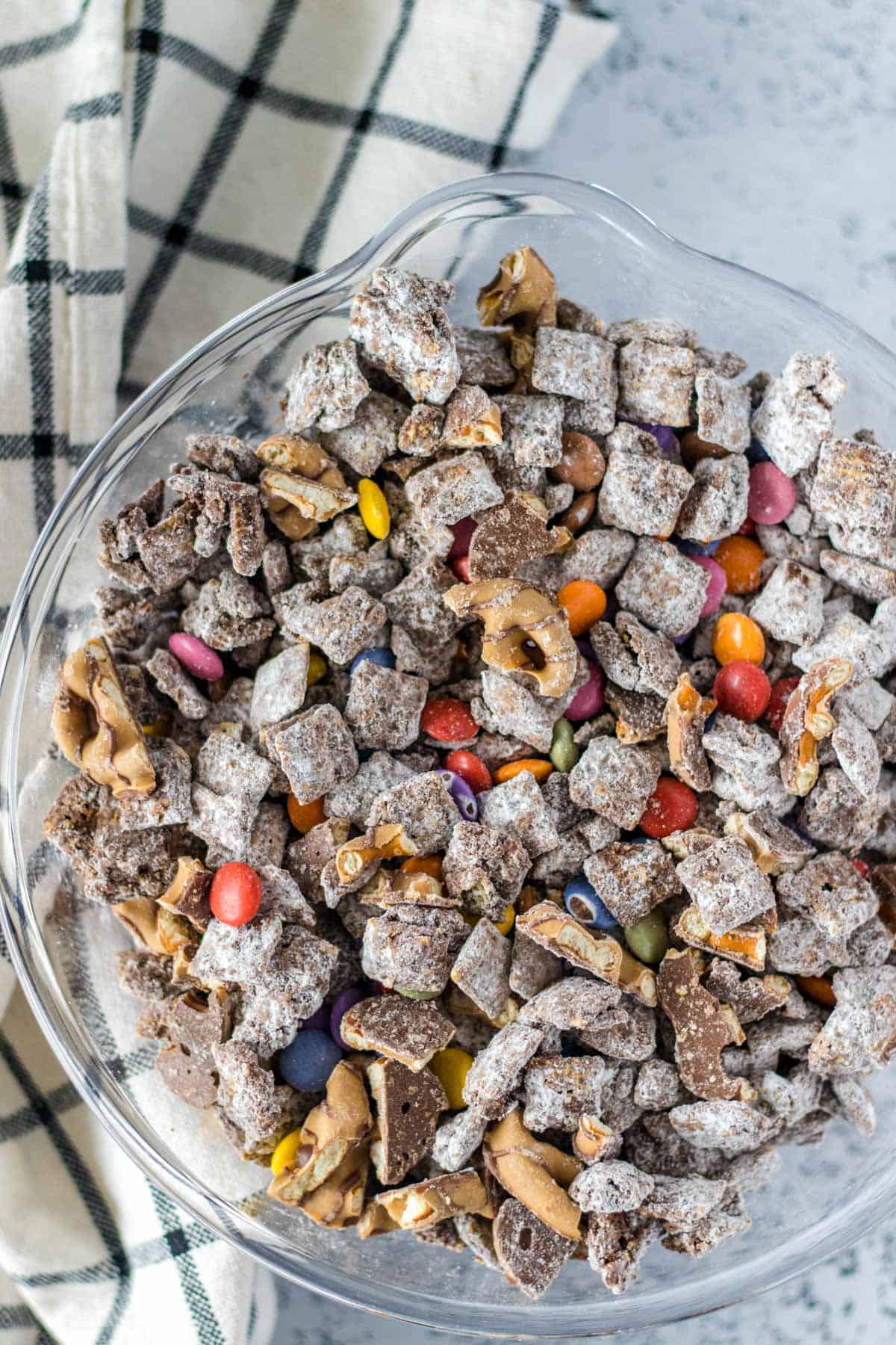 Chocolate Peanut Butter Muddy Buddies aka Puppy Chow