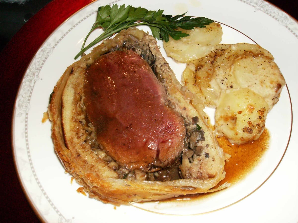Beef Wellington With Truffle Madeira Sauce