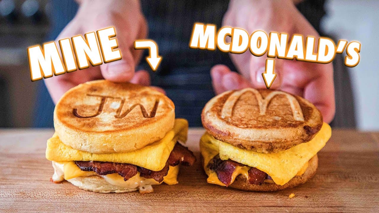 McGriddle-Style Breakfast Sandwich
