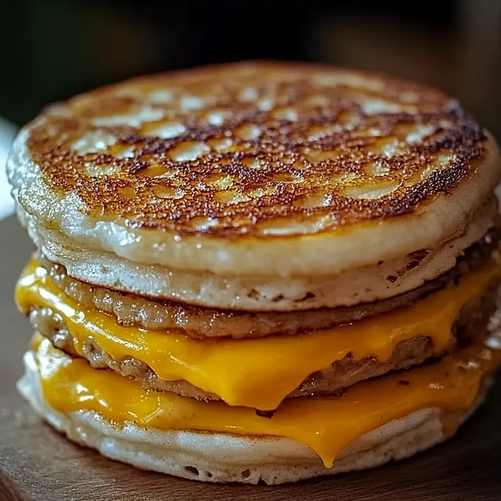 Homemade McGriddle Breakfast Sandwich